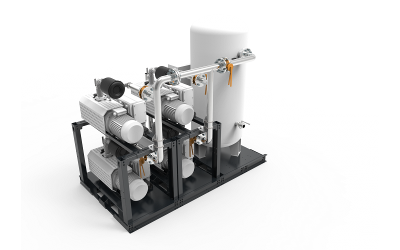醫用油潤旋片式真空機組