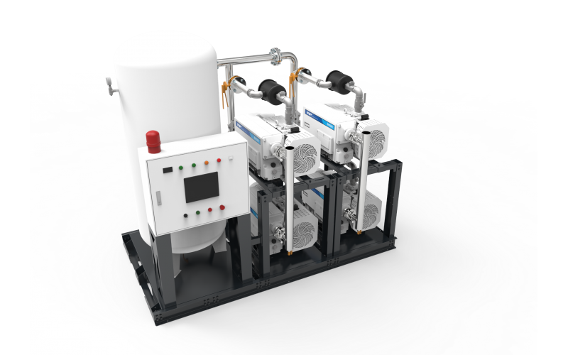 醫用油潤旋片式真空機組