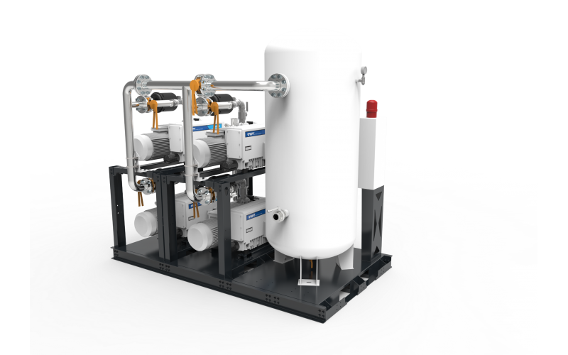 醫用油潤旋片式真空機組